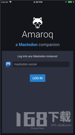 Amaroq for Mastodon