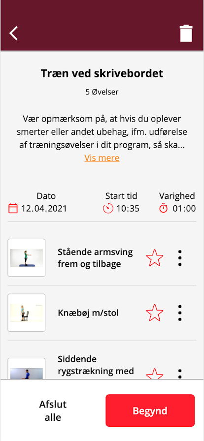 个人运动计划