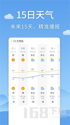 清新天气预报