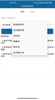王者特殊名称