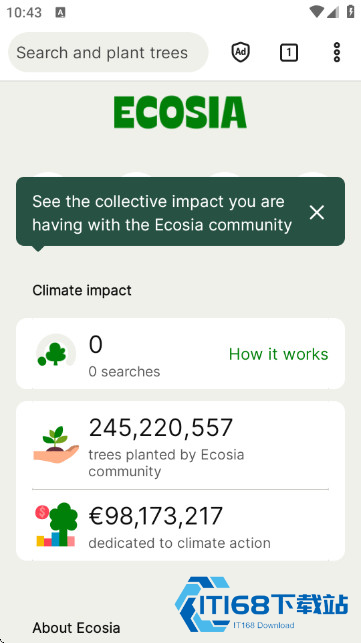 Ecosia搜索引擎