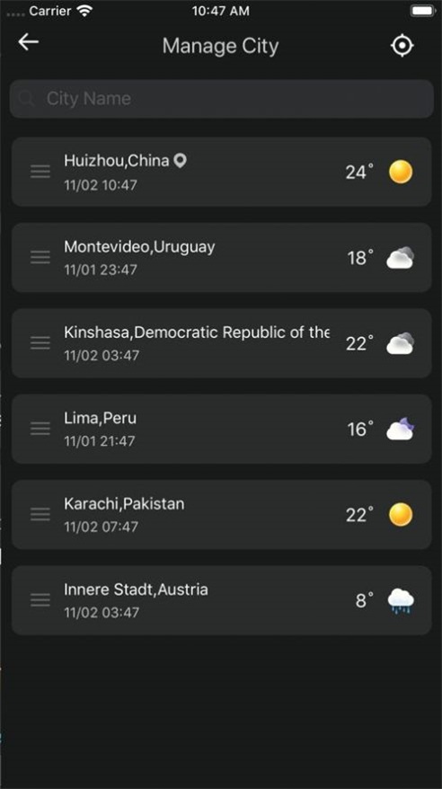 实时天气预报app