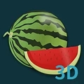 合成3D西瓜 