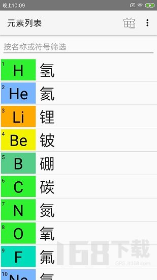 化学元素周期表