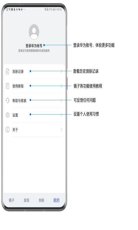 华为镜子