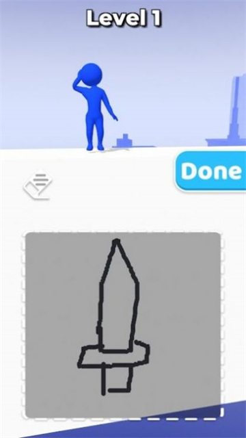 倒立绘画D