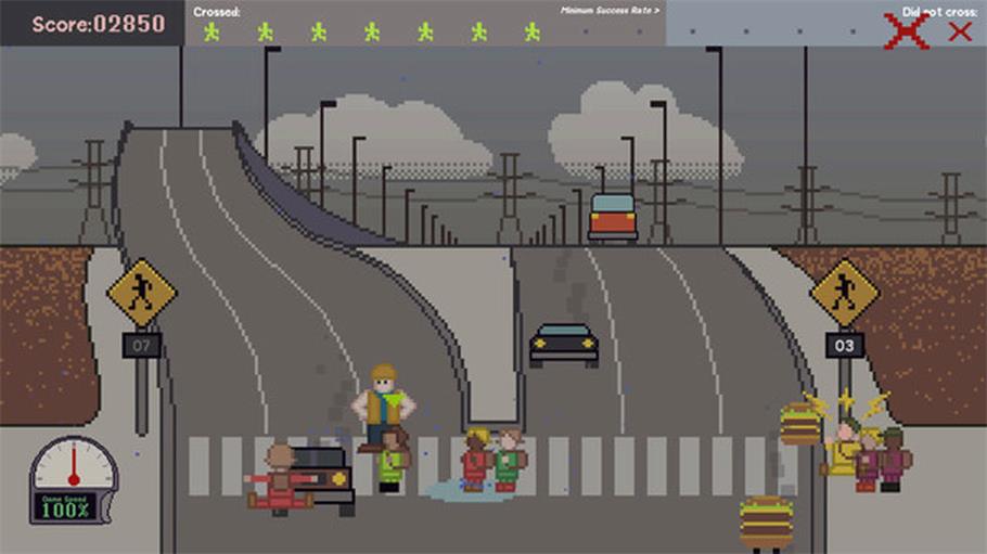 送小孩过马路