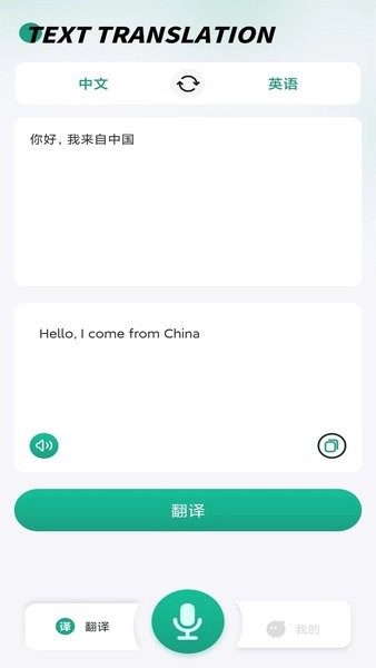 讲话和翻译翻译器