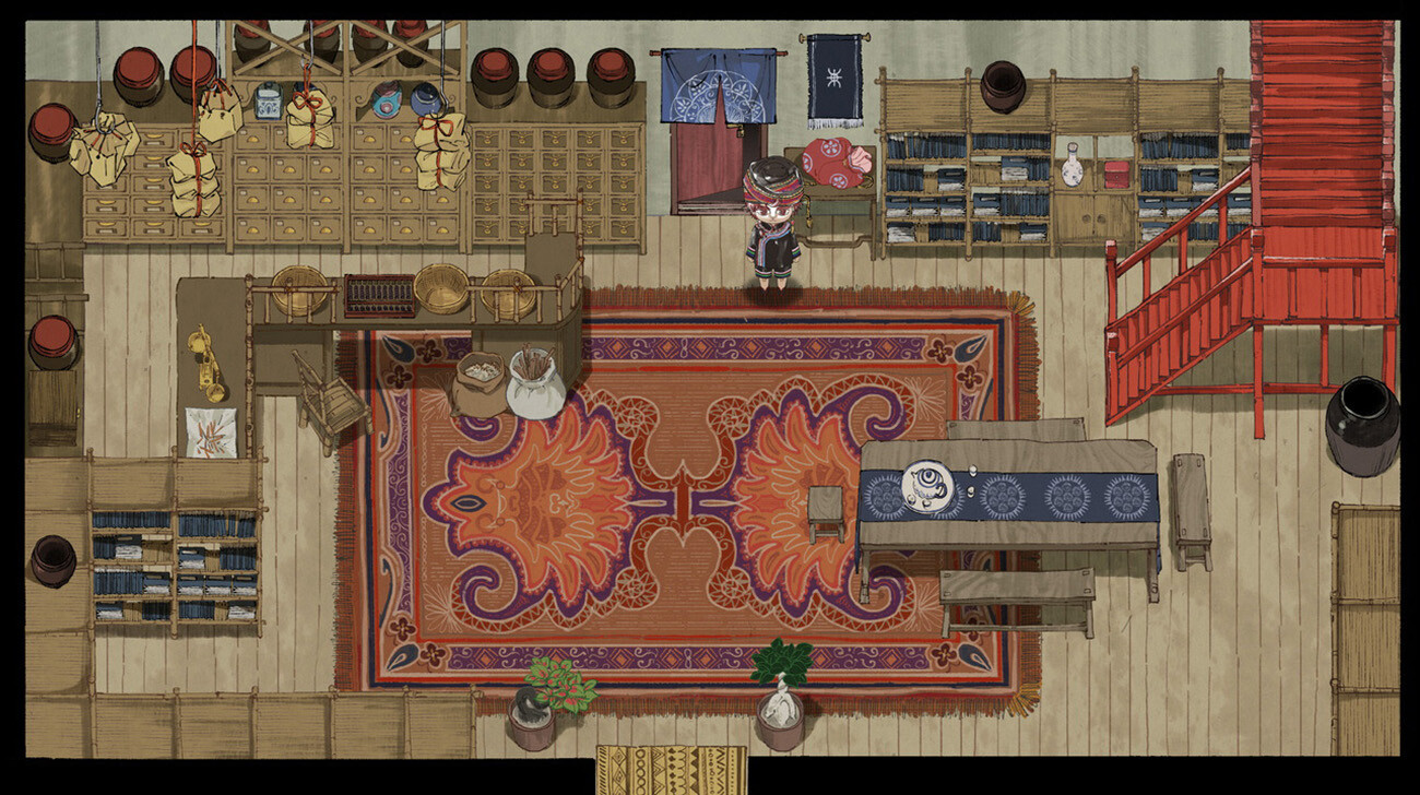 苗画风格冒险解谜RPG《雾隐》现已开启Steam商店页面