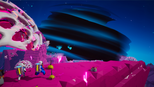 爆款科幻生存游戏《Astroneer》（异星探险家）首部扩展包Glitchwalkers现已正式推出