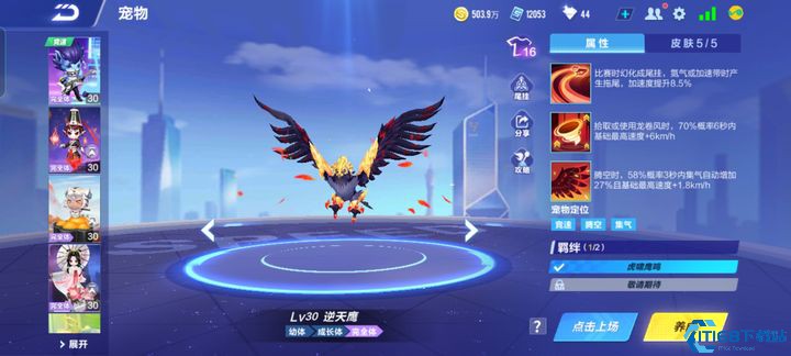 腾空宠物竞速指南：三大神宠助你征服天际赛道
