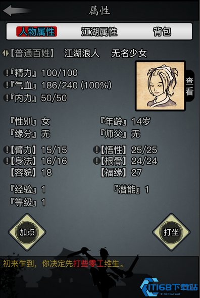 放置江湖完美开局属性怎么选