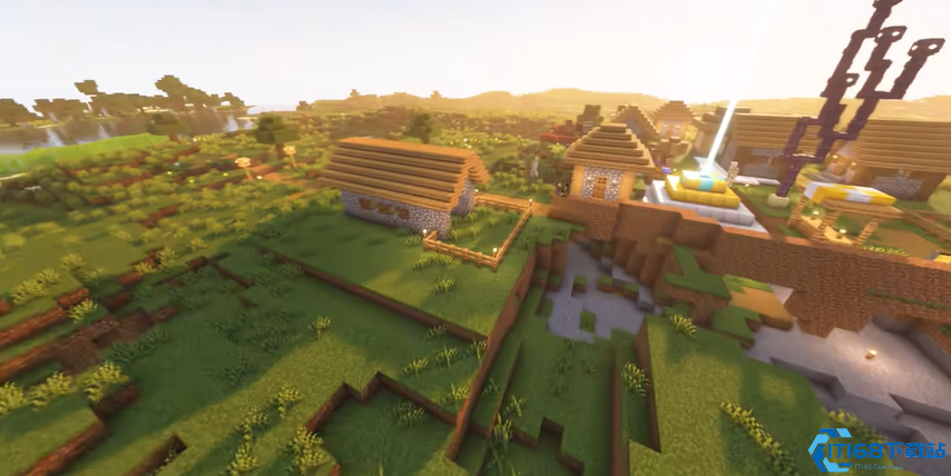 我的世界如何造地下村庄