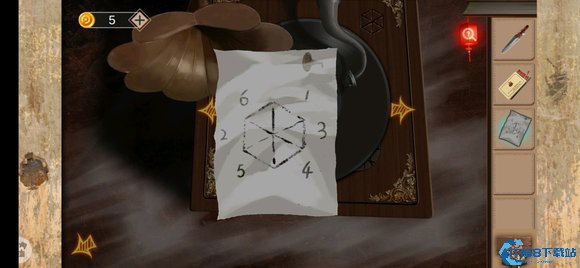 密室逃脱留声机上的六边形怎么解