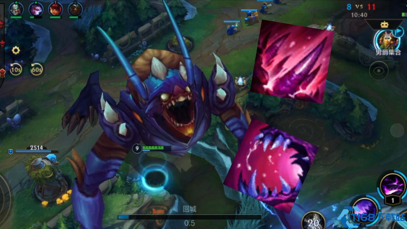 英雄联盟手游打石头人用什么英雄