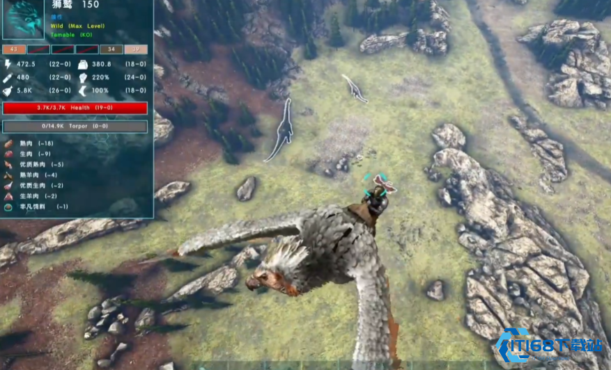 方舟生存进化仙境狮鹫刷新点在哪