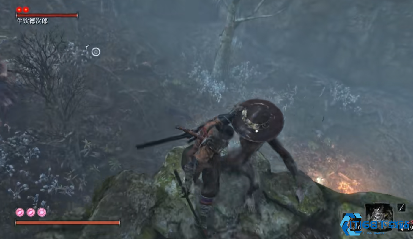 只狼牛饮德次郎超强打法轻松通关