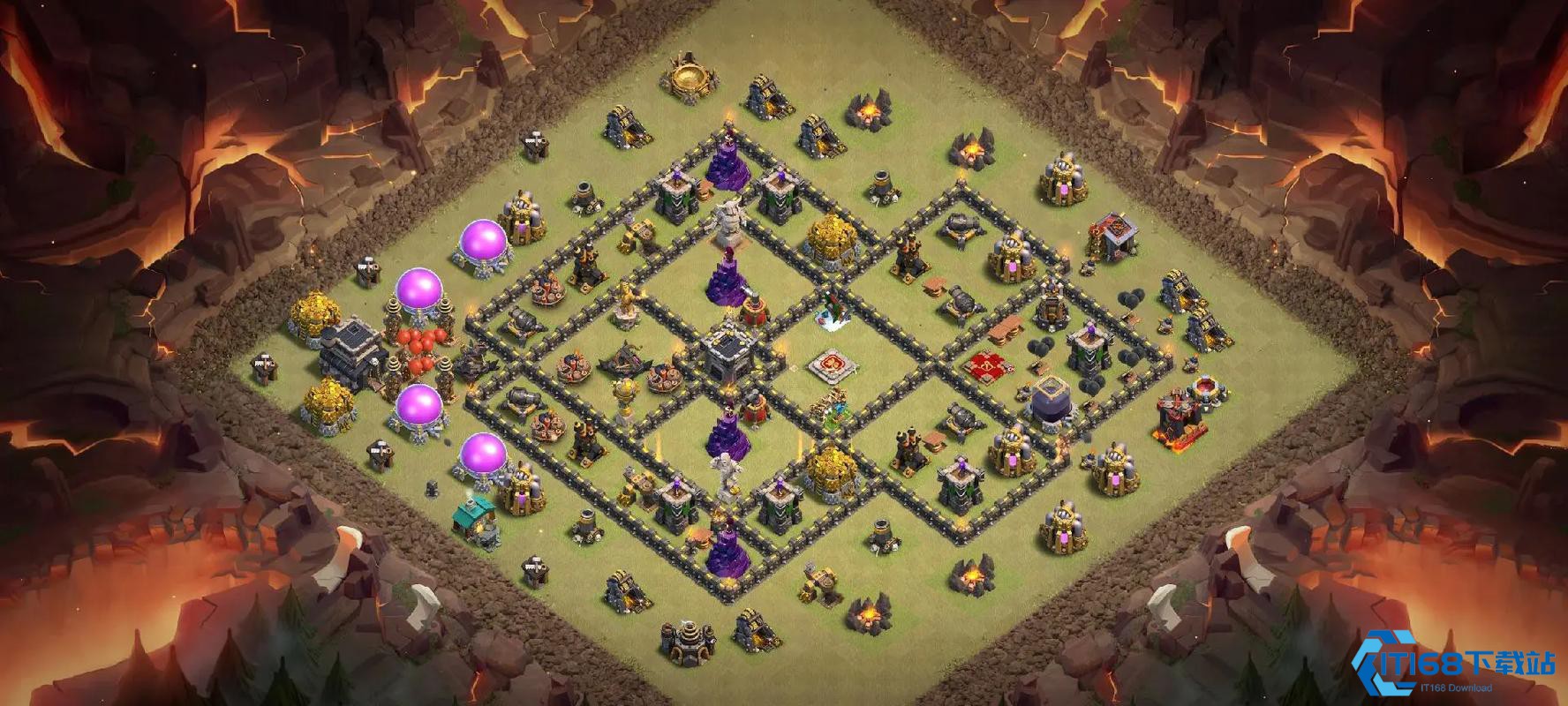 部落冲突九本如何布局