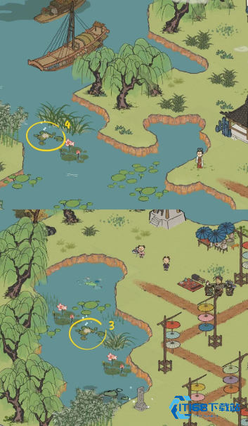 江南百景图睡莲在哪里找