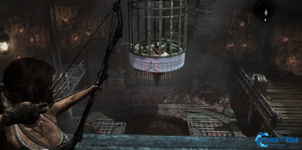 古墓丽影吊笼怎么过