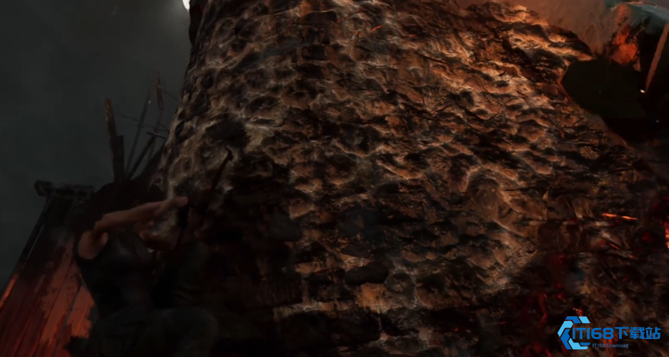 古墓丽影11洪水爬墙怎么过