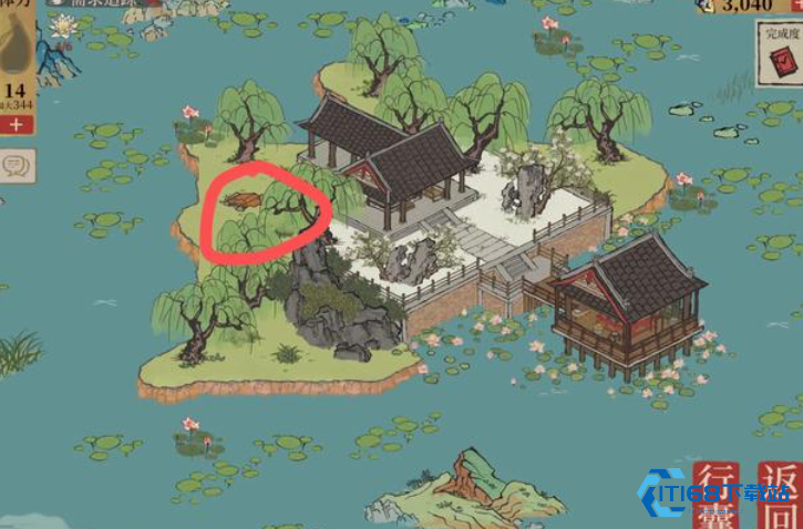 江南百景图探险哪个图有泥土