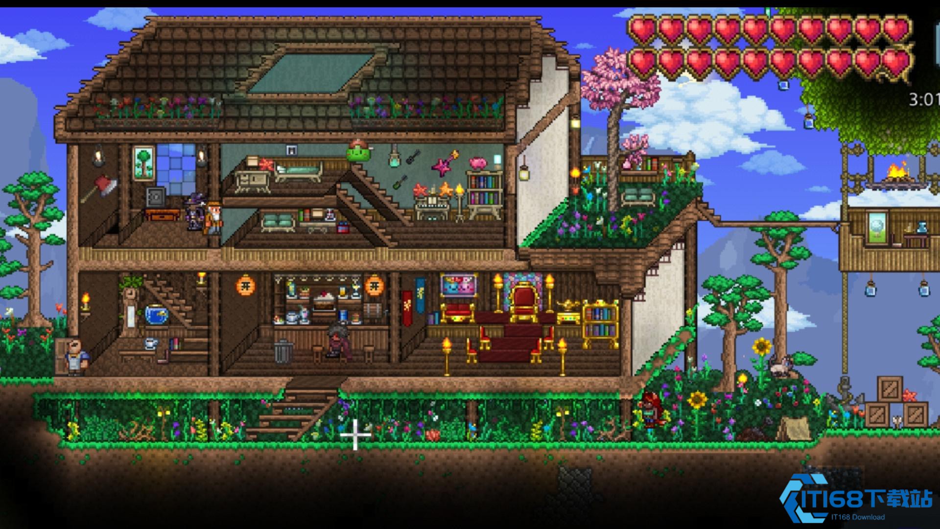 泰拉瑞亚生存指南：从避风港到梦想建筑的五大建造秘籍