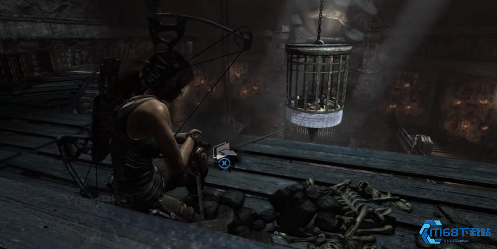 古墓丽影吊笼怎么过