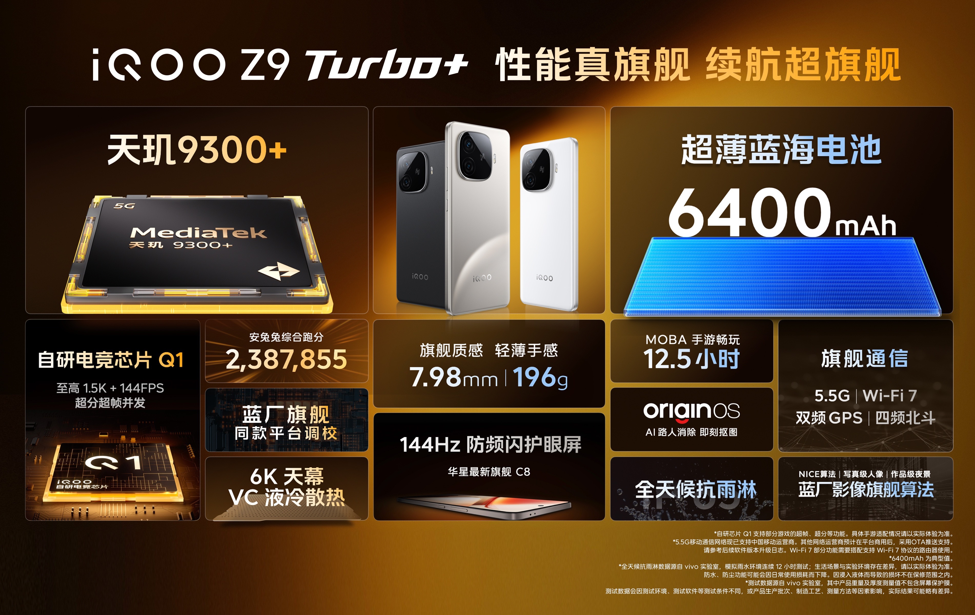 又一款真香手机？iQOO Z9 Turbo+发布 2199元起